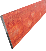 3-S Schaltafel rot Fi/Ta 500x1500x21 mm E-Profil Kantenschutz