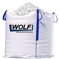 Marmorschrotten 60/150 mm perlweiß im BB im Big Bag