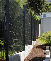 Doppelstabmatte leicht 2500x600mm anth. Maschenweite 50x200 mm, DS 6/6/5 mm