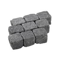 Granit Großpfl. 15/17cm anthrazit lose Böhmischer Granit gespalten