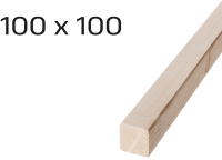 KVH NSI 100x100mm 9,0m