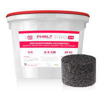 Easyphalt Pro 0/4  25kg Hochleistungs - Kaltmischgut
